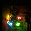 KONSTSMIDE Feestverlichting met 5 transparante lampen meerkleurig