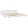 vidaXL Bedframe zonder matras massief grenenhout wit 200x200 cm