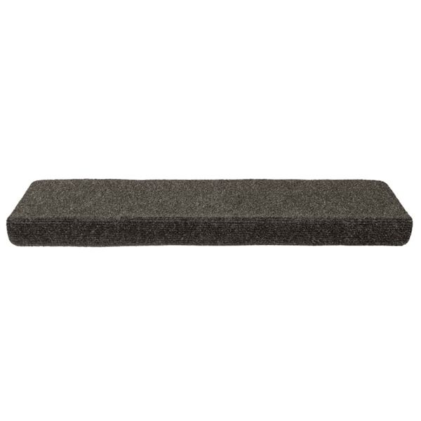 vidaXL Trapmatten Zelfklevend 30 stuks 65x21x4 cm Antraciet Rechthoekige Rand