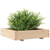 vidaXL Plantenbak 110x110x26,5 cm massief grenenhout