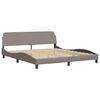 vidaXL Bedframe zonder matras "Hanko" stof taupe 180x200 cm