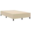 vidaXL Platform bedframe Grijs groen 120 x 190 cm Stof