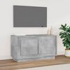 vidaXL Tv-meubel 80x35x45 cm bewerkt hout betongrijs