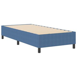 vidaXL Platform bedframe Blauw 80 x 200 cm Stof