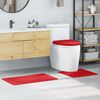 vidaXL Antislip Badmat Set 3 pcs Rood PP