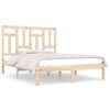 vidaXL Bedframe massief grenenhout 140x190 cm