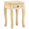 vidaXL Nachtkastje 28x28x46 cm massief mangohout
