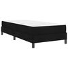 vidaXL Boxspringbed met matras Zwart 80 x 200 cm Stof