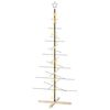 vidaXL Metalen kerstboom met standaard KUOPIO 180 cm Warmwit Staal