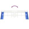 vidaXL Kinderhoogslaper met glijbaan massief grenenhout wit 90x190 cm