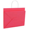 vidaXL Papieren zakken 50 st met hengsels 32x22x24 cm roze