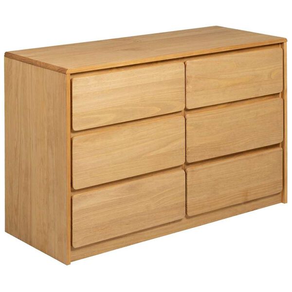 vidaXL Ladekast SAUDA 111x43x73,5 cm massief grenenhout eikenkleurig