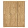 vidaXL Kledingkast BODO Honingbruin 146 x 53,5 x 173 cm Bewerkt hout