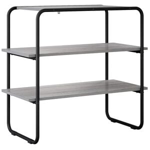 vidaXL Consoletafel Grijs Sonoma 60 x 41 x 75 cm Bewerkt hout