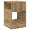 vidaXL Bijzettafel 2 pcs Artisan Eiken 30,5 x 30 x 45 cm Bewerkt hout