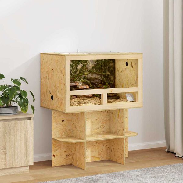 vidaXL Terrarium Bruin 50 x 80 x 50 cm OSB