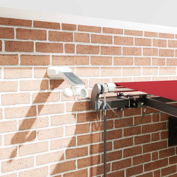 vidaXL Luifeldoek met Rood 450 × 350 cm Polyester