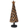 vidaXL Kerstboom met standaard Bruin 90 cm Massief teakhout