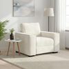 vidaXL Fauteuil Cr&egrave;me 100x78x84 cm Fluweel