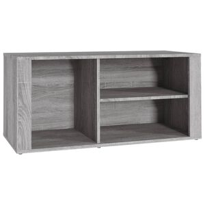 vidaXL Schoenenkast 100x35x45 cm bewerkt hout grijs sonoma