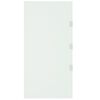 vidaXL Zijpaneel voor deurluifel 50x100 cm gehard glas transparant