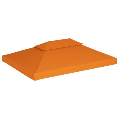 vidaXL Vervangend tentdoek prieel 310 g/m² 3x4 m oranje