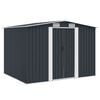 vidaXL Tuinberging 257x205x178 cm staal antraciet