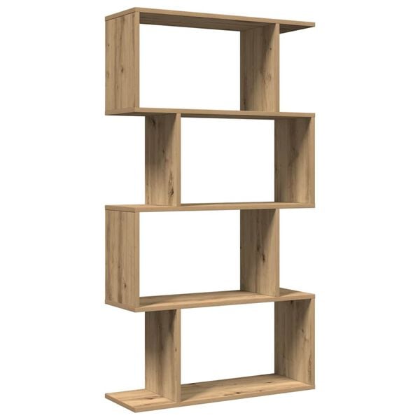 vidaXL Kamerscherm / boekenkast 4-laags 70x24x129 cm hout artisanaal