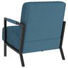 vidaXL Fauteuil fluweel blauw