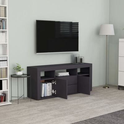 vidaXL Tv-meubel 120x30x50 cm spaanplaat grijs