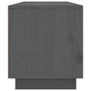 vidaXL Tv-meubel 140x35x40 cm massief grenenhout grijs