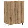 vidaXL Badkamer Opbergkast ZWOLLE Artisanaal eiken 59,5 x 31 x 79,5 cm