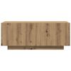 vidaXL Tv-meubel 100x35x40 cm bewerkt hout artisanaal eikenkleurig