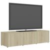vidaXL Tv-meubel 120x34x30 cm bewerkt hout sonoma eikenkleurig