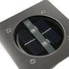 Ranex Spotlight op zonne-energie vierkant 0,12 W zilver 5000.198