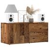 vidaXL Tv-meubel 80x34x35,5 cm bewerkt hout oud houtkleurig