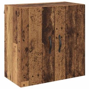 vidaXL Wandkast 60 x 31 x 60 cm Bewerkt hout Oudhout