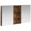 vidaXL Badkamerkastenset 3 st 110 x 10,5 x 60,5 cm Bewerkt hout