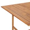 vidaXL Tuintafel 150x150x76 cm massief teakhout