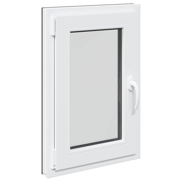 Kelderraam RISOR Antraciet 50 x 75 cm PVC en glas