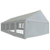 vidaXL Tentdoek zonder frame Grijs 10 x 5 m PE