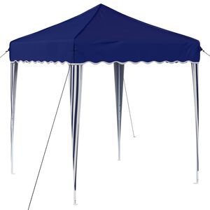 vidaXL Pop-up partytent 195 x 195 x 245 cm Blauw Oxford Stof