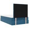 vidaXL Ottoman bed met matrassen en LED's 120x200cm fluweel