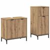 vidaXL Badkamermeubelset 2 st Artisan Eiken 39,5 x 36 x 88 cm