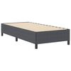 vidaXL Boxspringbed Donkergrijs 90 x 200 cm Fluweel