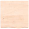 vidaXL Wastafelblad 60x60x(2-4) cm onbehandeld massief hout