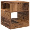 vidaXL Bijzettafel 2 pcs Oudhout 40,5 x 40 x 45 cm Bewerkt hout