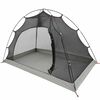vidaXL Tent met dak met opslag Grijs en zwart 236 x 150 x 136 cm