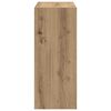 vidaXL Boekenkast Artisan Eiken 60 x 30 x 72 cm Bewerkt hout