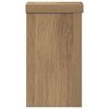 vidaXL Plantenstandaards 2 st 10x10x18 cm hout artisanaal eiken